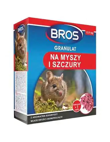 Granulat na myszy i szczury Bros 2.5kg